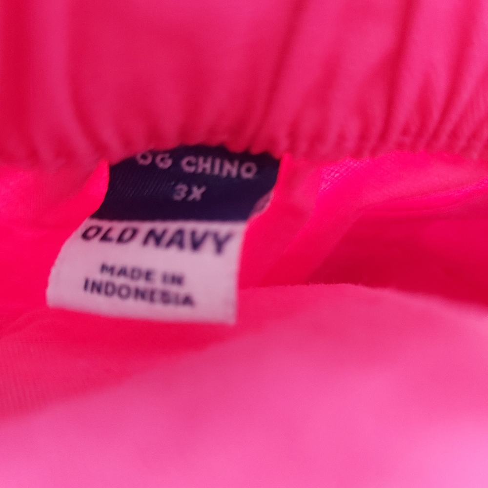 *NWT Old Navy Pink OG Chino High-Rise 3.5" Inseam Shorts Size 3X - Picture 7 of 8